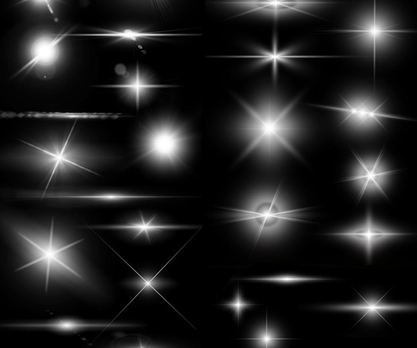 ArtStation 42 Lens Flare & Stars Brushes Brushes